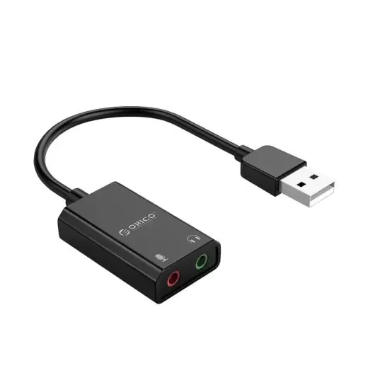 External USB audio card ORICO 10cm