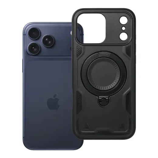 Frost Armor чехол с подставкой для телефона iPhone 18 Pro Max | iPhone 17 Pro Max чёрный
