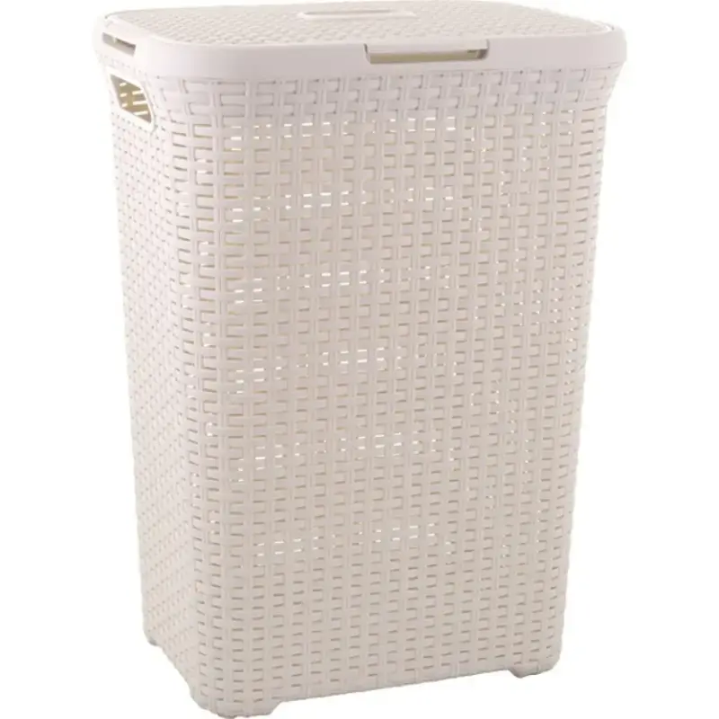 Veļas kaste Style 60L 44,8x34,1x61,5cm krēmkrāsā