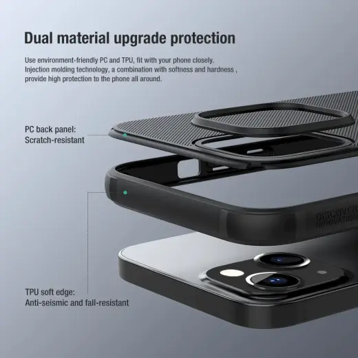 Nillkin Super Frosted PRO Back Cover for iPhone 13 Mini Red (Without Logo Cutout)