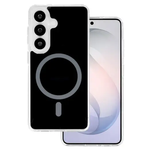 Glossy telefono dėklas su MagSafe palaikymu Samsung Galaxy S26+ (S947) juodas