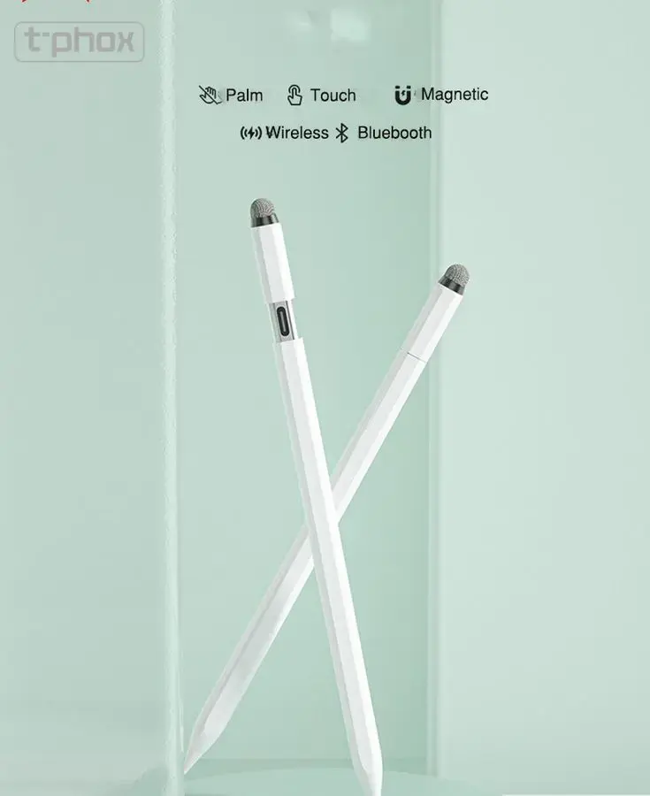 T-PHOX STYLUS ERA 3 FOR ALL DEVICE USB-C CHARGING/MAGNETIC CHARGING WHITE