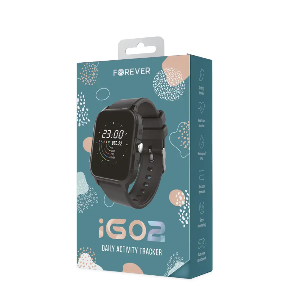 Forever viedpulkstenis IGO 2 JW-150 melns