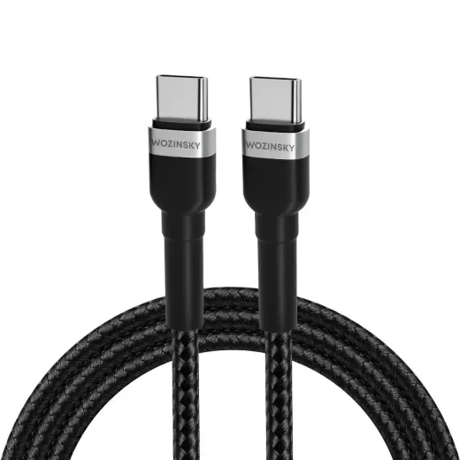 Wozinsky WNBCC2 data transfer and charging cable | USB-C to USB-C | 65W | 2m | black