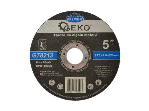 Metallilõikeketas GEKO Premium 125x1,6x22,2mm