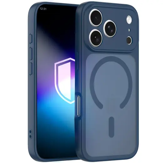 3mk Misty MagCase phone case with MagSafe support for iPhone 17 Pro Max | iPhone 18 Pro Max blue