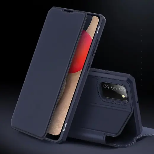 DUX DUCIS Skin X Bookcase type case for Samsung Galaxy A02s EU blue