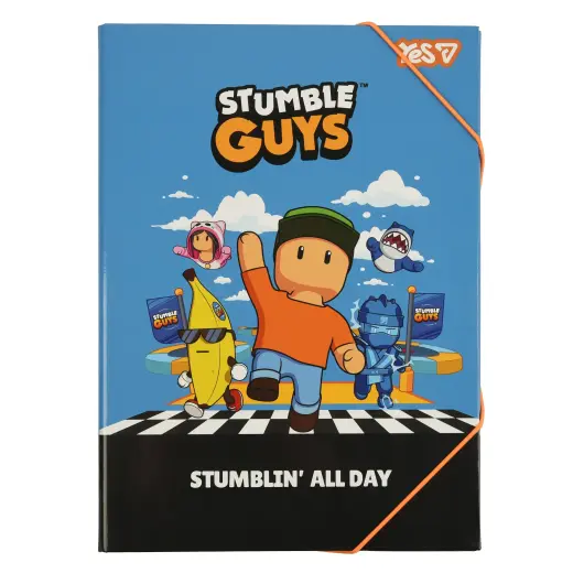 Kartona mape YES Stumble Guys A4 rokdarbiem