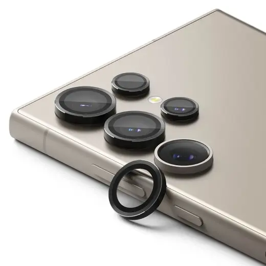 RINGKE KAMERAS RĀMJA AIZSARGS GALAXY S24 ULTRA BLACK