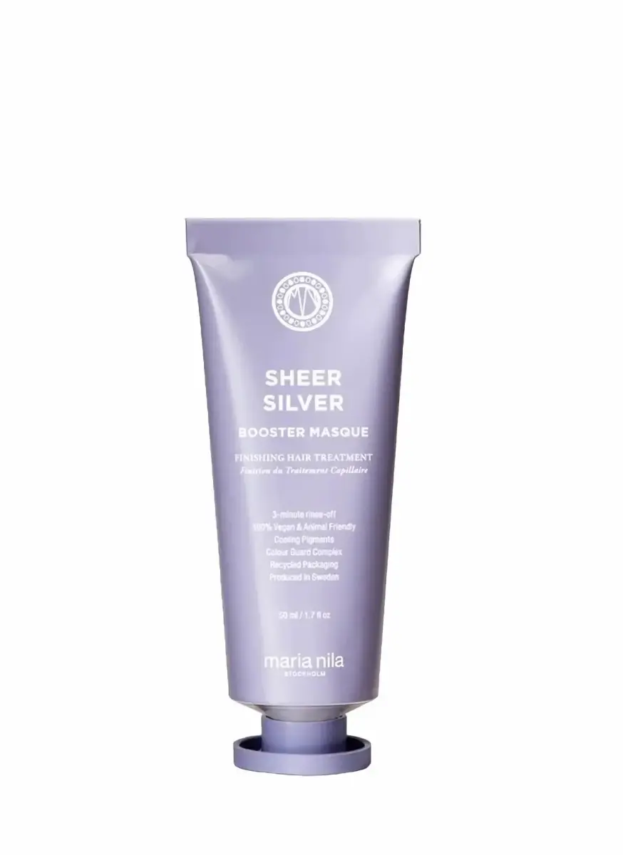 Maria Nila, Sheer Silver, Vegan, Hair Treatment Cream Mask, For Neutralisation Of Yellow Tones, 50 ml
