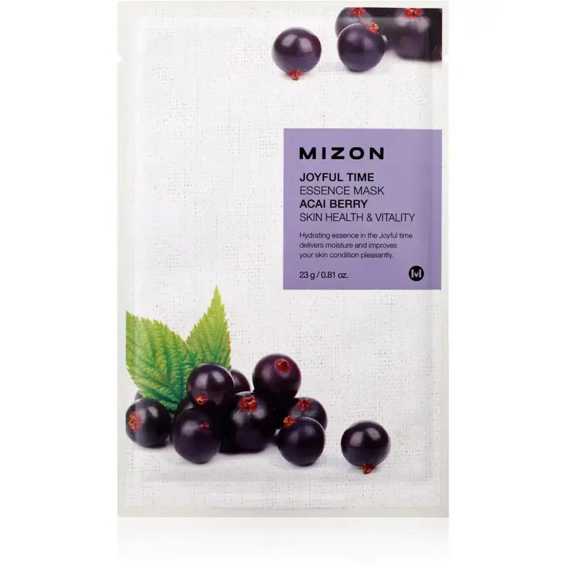 Mizon Joyful Time Acai Berry Sheet Mask for Una Illuminated and Vital Skin 23 G