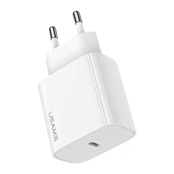 USAMS CC226TC01 tīkla lādētājs | 20W | PD | USB-C | balts