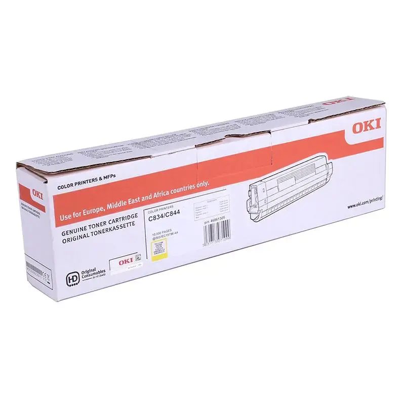 Oki Toner C834 C844 10k Yellow Gelb (46861305)