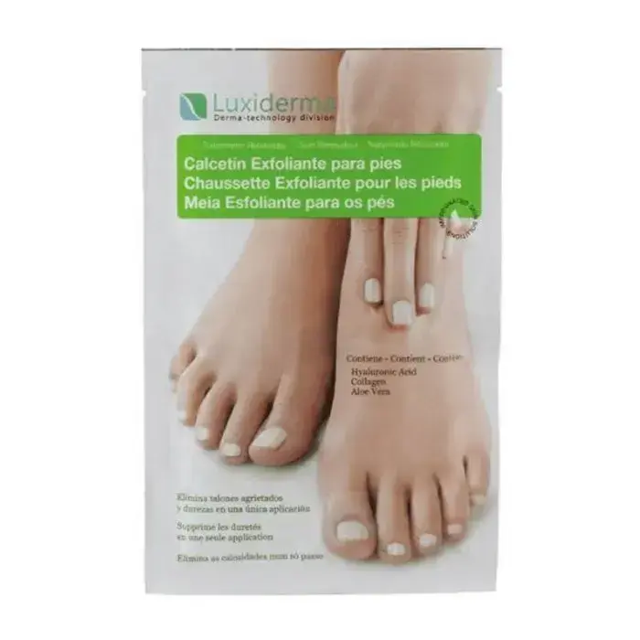 LUXIDERMA Exfoliating Foot Socks, 2-Pack (8436538554005)