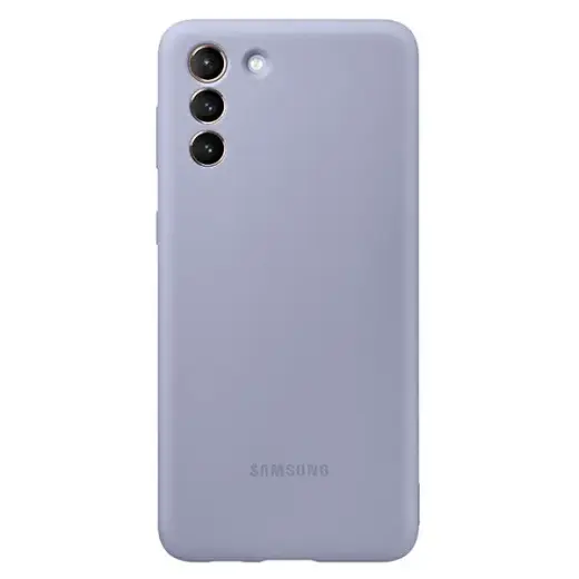 EF-PG996TVE Samsung Silicone Cover for Galaxy S21+ Violet