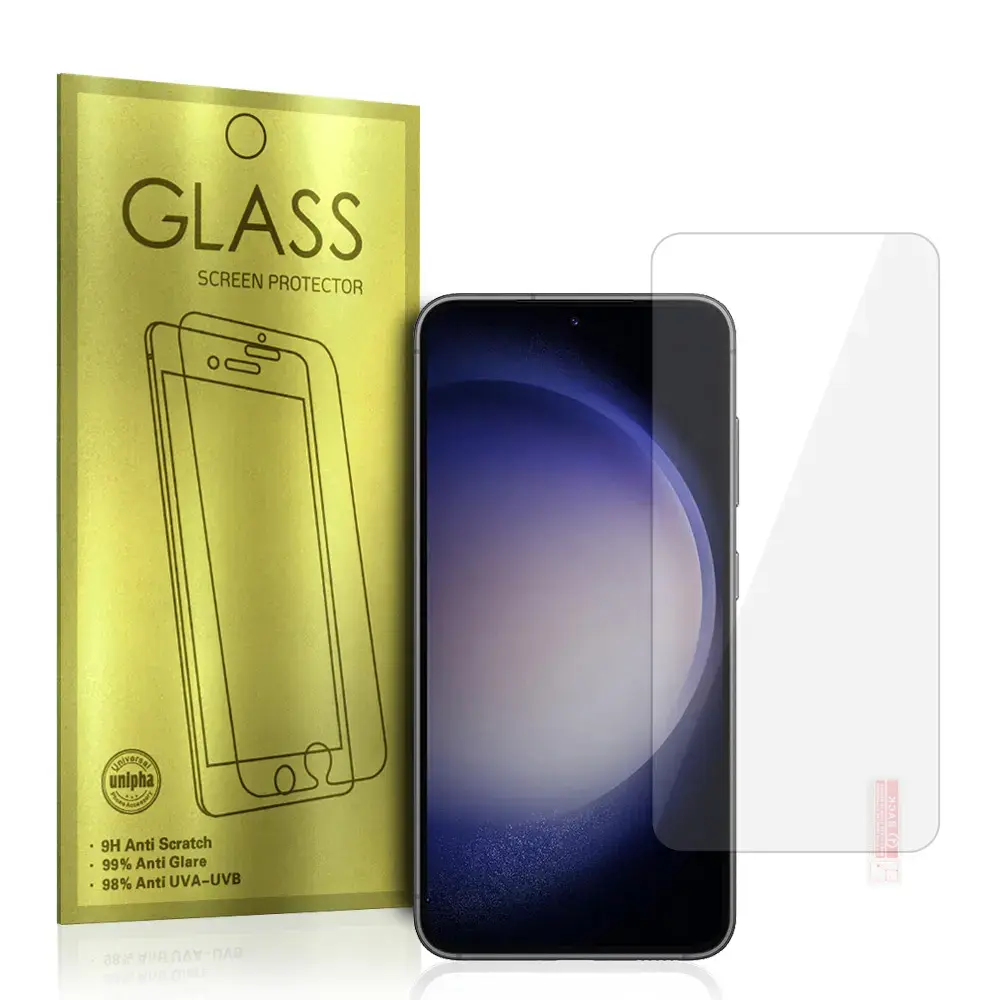 Gold aizsargstikls telefona ekrānam Galaxy S23