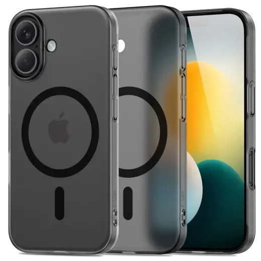 TECH-PROTECT MAGSLIM phone case with MagSafe support for iPhone 17 matte black