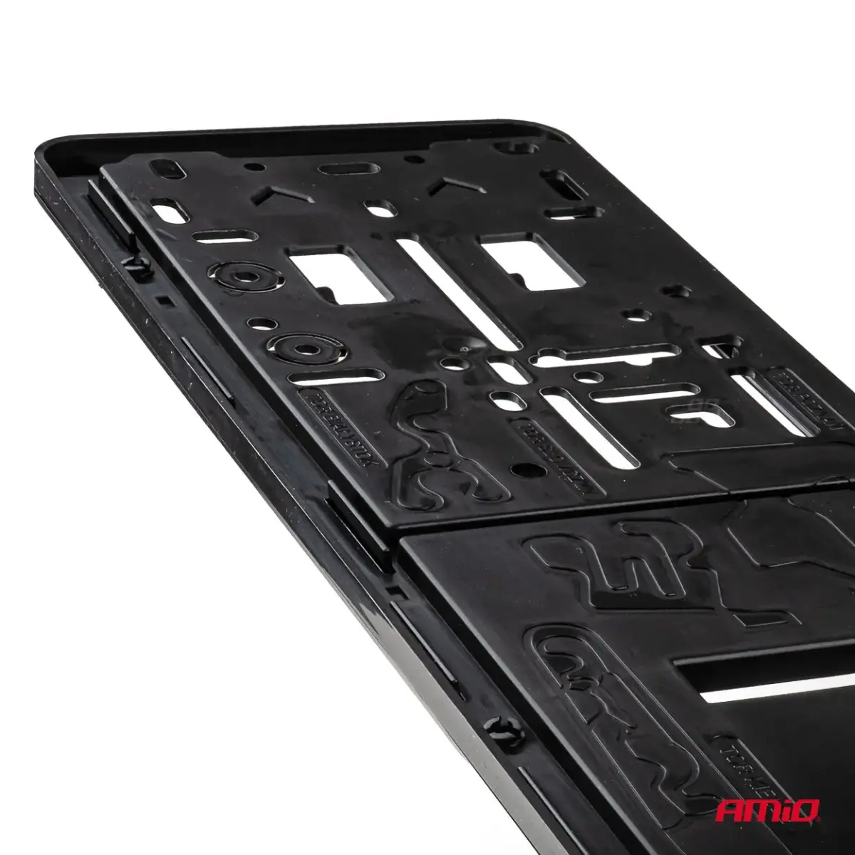 License Plate Frame - BLACK PREMIUM PL AMIO-04779