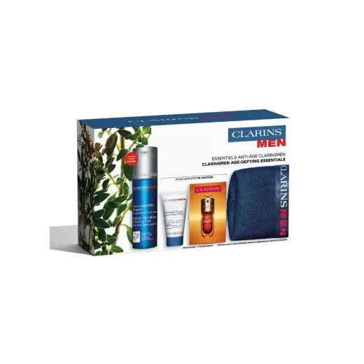 Clarins Men Gel Crema Antiedad y Firmeza Estuche 4 Piezas