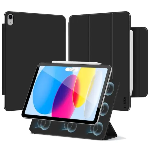 TECH-PROTECT SMARTCASE MAGNETIC IPAD 10.9” 10 | 2022 | 11” 11 | 2025 BLACK