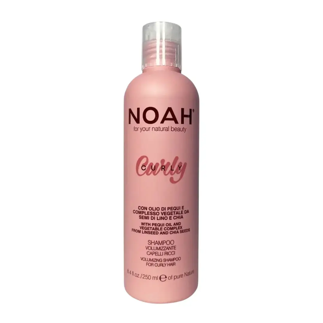 Noah, Curly, Hair Shampoo, Volumizing & Defrizzing, 250 ml
