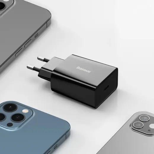 Baseus CCFS-SN01 travel charger | 20W | USB-C | black