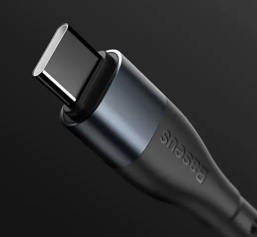 Baseus Zinc CATXC-Q01 USB-C -> USB-C datu un uzlādes vads 100W | PD 3.0 | Quick Charge 3.0 | 150 cm melns