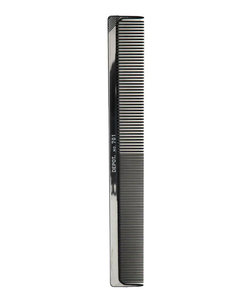 Depot, Accessories No. 701, Hair Plastic Comb, Black