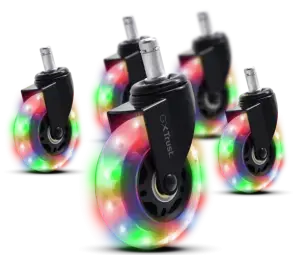 Riteņi datorkrēslam Trust GXT701 RGB LED