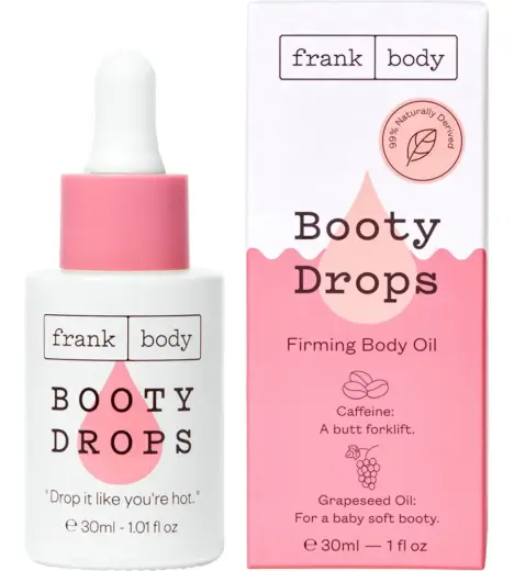 Frank Body, Booty Drops, Firming, Body Oil, For Hips & Thighs, 30 ml