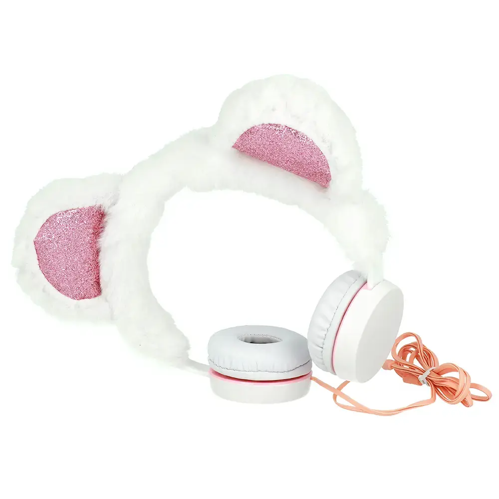 GJBY headphones - Plush BEAR White