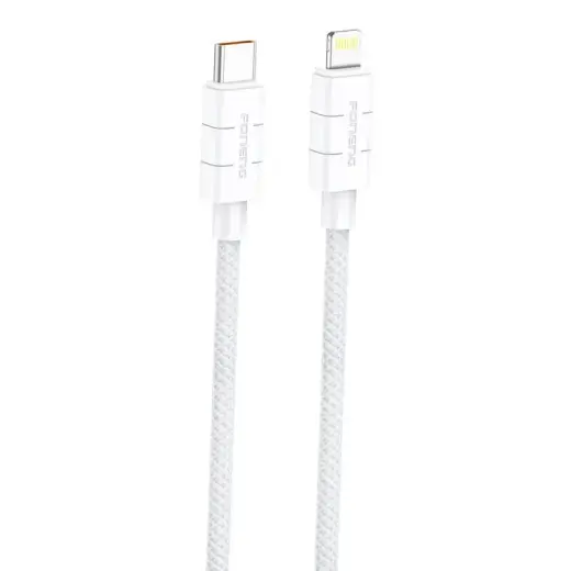 Cable USB-C do Lightning Foneng XS02 PD27W, 1,2m (biały)