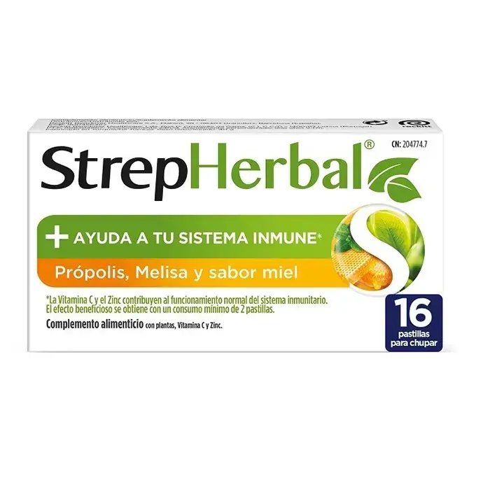 STREPSILS Strepherbal Propolis and Honey (8428076003060)