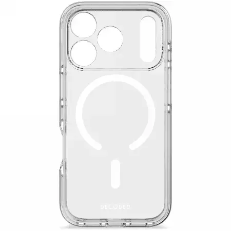 Decoded DropTec Transparent Backcover MagSafe Case for iPhone 17 Pro Max - Transparent