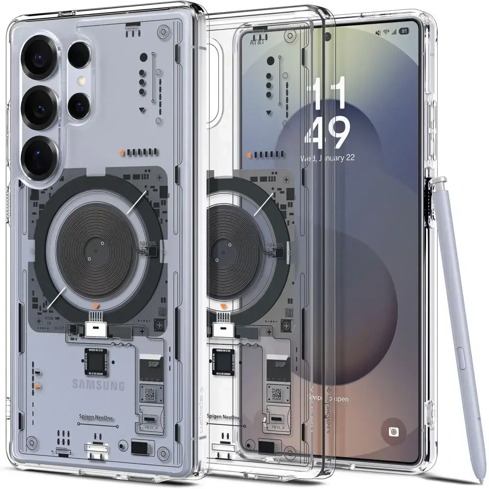 Spigen telefoniümbris mudelile Samsung Galaxy S25 Ultra, Neo One, läbipaistev