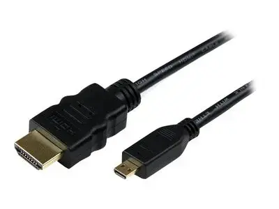 StarTech.com 2m High Speed HDMI Cable with Ethernet HDMI to HDMI Micro - HDMI with Ethernet cable - 2 m