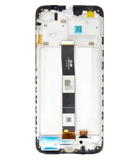 LCD Display + Touch Unit + Front Cover for Xiaomi Redmi 10A Black (Service Pack)