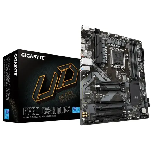 Motherboards B760 DS3H s1700 4DDR5 DP|HDMI ATX