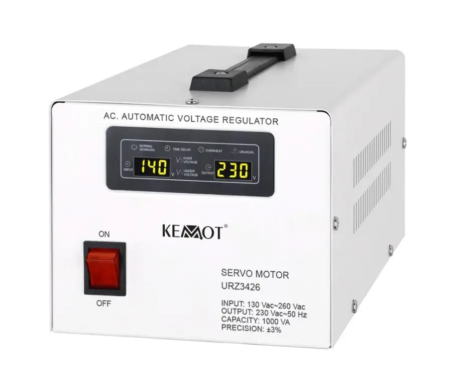 KEMOT Sprieguma stabilizators vienai fāzei 230Vac