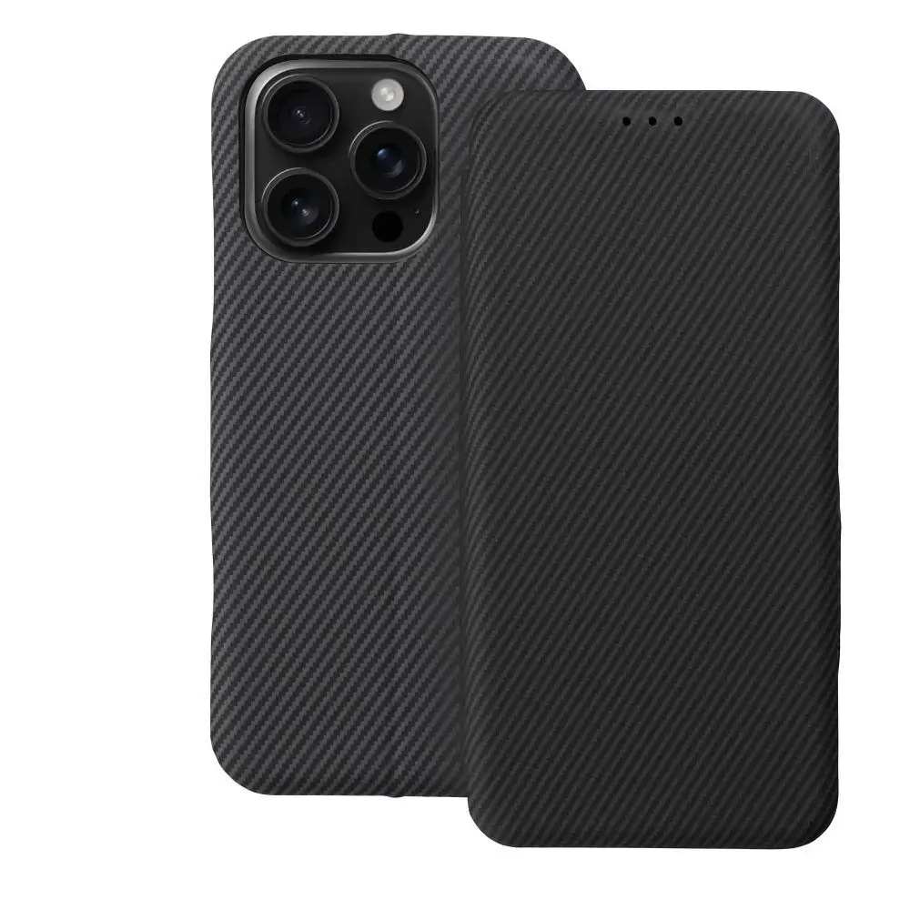FOLIO Side Magnet grāmatveida maciņš telefonam iPhone 16 Pro pelēks
