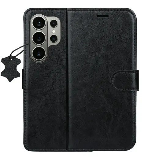 Smart Luxe leather case for Samsung Galaxy S26 Ultra black