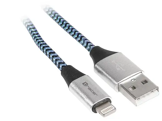 Cable USB 2.0 iPhone AM lightning 1,0m black-blue