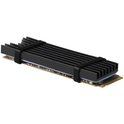 AXAGON CLR-M2L6 passive - M.2 SSD, 80mm SSD, ALU body, silicone thermal pads, height 6mm