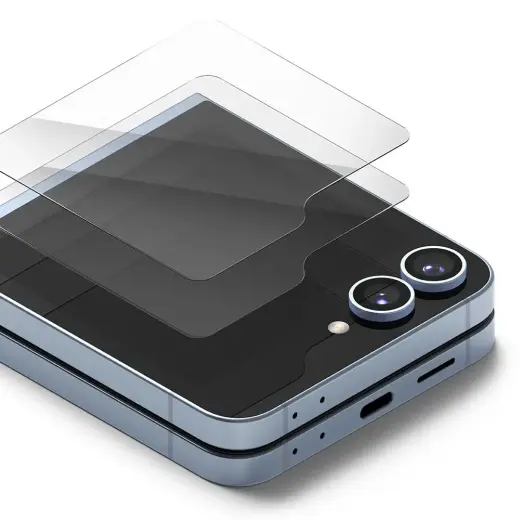 RINGKE КРЫШКА ДИСПЛЕЙ ЗАКАЛЕННОЕ СТЕКЛО 2-УПАК GALAXY Z FLIP 6 ПРОЗРАЧНЫЙ