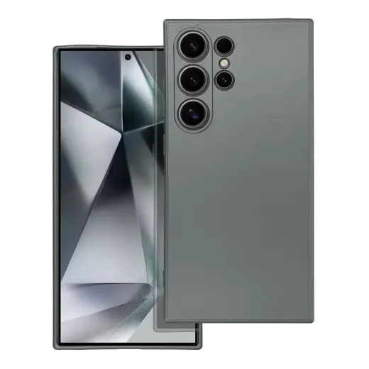 Metallic telefono dėklas Samsung Galaxy S24 Ultra pilkas