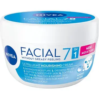 Nivea Facial Ultra Light Nourishing Cream - Výživný denní krém 100ml