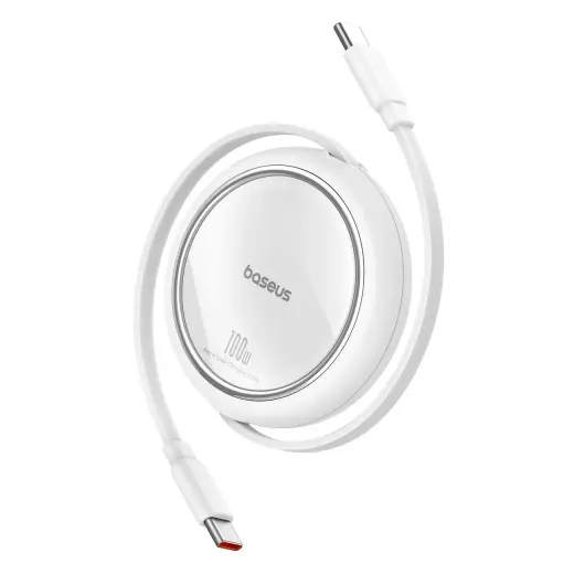 Baseus Free2Draw Mini data transfer and charging cable | USB-C to USB-C | 100W | 1m | white