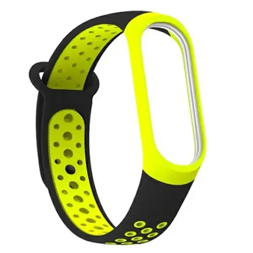 Beline pasek Mi Band 3|4 design czarno-żółty|black-yellow