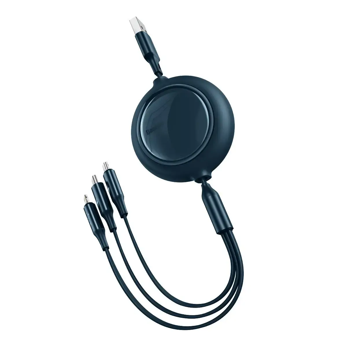 Baseus Bright Mirror 3-in-1 cable USB For M+L+T 3.5A 1.2m (blue)