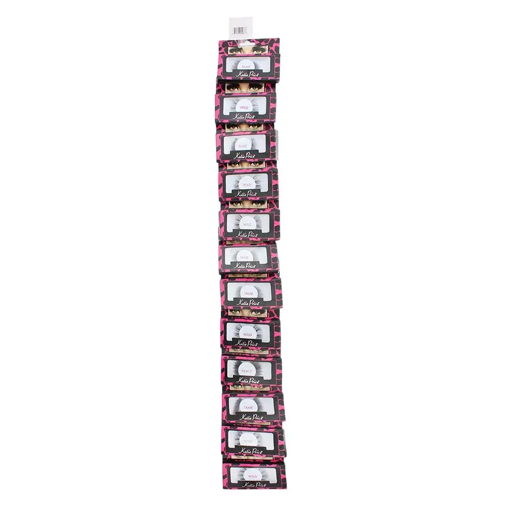 Set, Katie Price, Clip Strip, False Eyelashes, 12 pcs